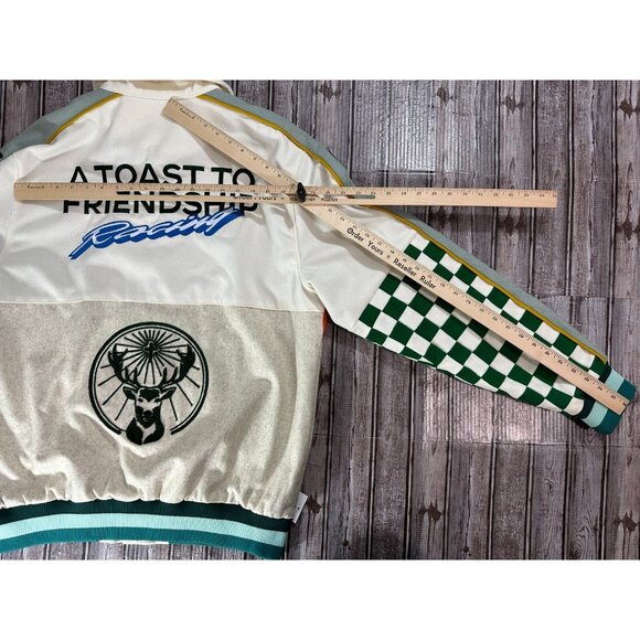 KidSuper Studios wool blend Jagermeister Varsity Jacket size 2XL NWT mspr 450 - Picture 7 of 7